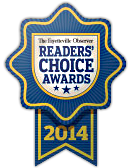 Reader's choice award badge for 2014