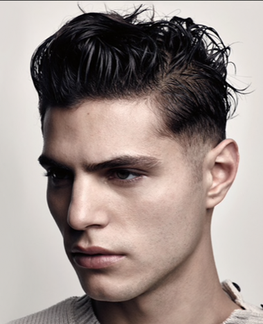 A man's hair cut